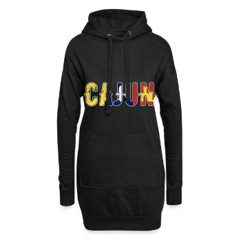 Cajun Pride Louisiane Racines Patriotique - Sweat-shirt à capuche long Femme - noir - Devant