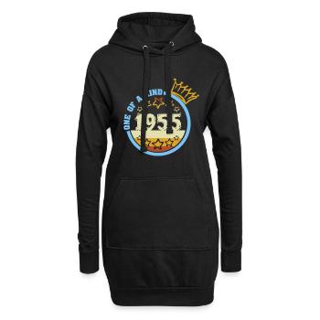 Jahr 1955 - Hoodie-Kleid - Schwarz - Vorne