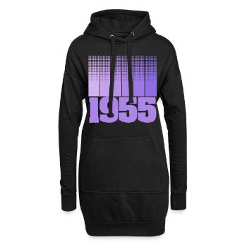 1955 1955 - Hoodie-Kleid - Schwarz - Vorne