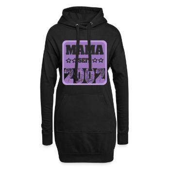 seit 2002 - Hoodie-Kleid - Schwarz - Vorne