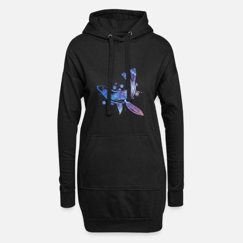 Robbe - Hoodie-Kleid - Schwarz