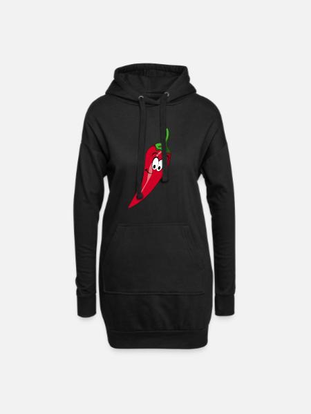 Chilli - Hoodie-Kleid - Schwarz