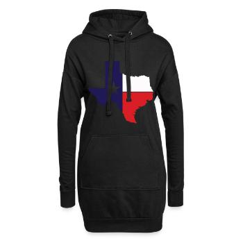 Texas, États-Unis, Amérique, États-Unis - Sweat-shirt à capuche long Femme - noir - Devant