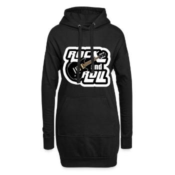 Rock'n'Roll-Musik, Musikstil, Musiker * - Hoodie-Kleid - Schwarz - Vorne
