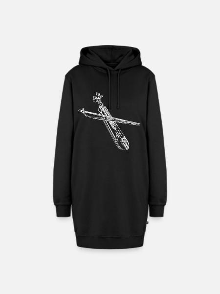 Kemence Instrument - Hoodie-Kleid - Schwarz