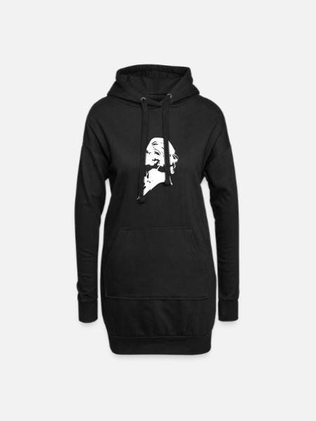 Mozart - Sweat-shirt à capuche long Femme - noir