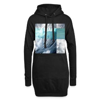 MARE – das Meer ruft - Hoodie-Kleid - Schwarz - Vorne