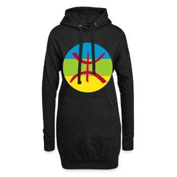 Aufkleber Berber Flagge Roundel Amazon - Hoodie-Kleid - Schwarz - Vorne