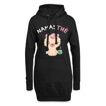 Namasthe Geschenk Humor Yoga Namasté Zen Tee - Hoodie-Kleid - Schwarz - Vorne