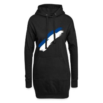Finlande - Sweat-shirt à capuche long Femme - noir - Devant