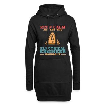 Citation amusante en génie électrique pour l’électricité - Sweat-shirt à capuche long Femme - noir - Devant