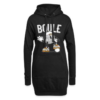 Tenue de pétanque boule pour boule bouler - Sweat-shirt à capuche long Femme - noir - Devant