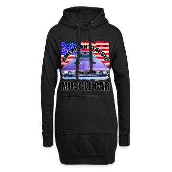 American Classic Muscle Car R6Z - Sweat-shirt à capuche long Femme - noir - Devant