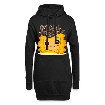 MAULTASCHEN SCHWÄBISCHES ESSEN - Hoodie-Kleid - Schwarz - Vorne