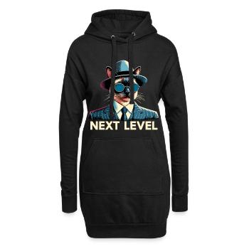 Siam Katze Siamkatze Next Level Anzug Geschenk - Hoodie-Kleid - Schwarz - Vorne