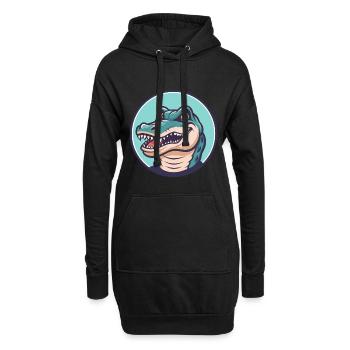 =SUBSTITUER($K$13702,"[x]",$D13702) - Sweat-shirt à capuche long Femme - noir - Devant