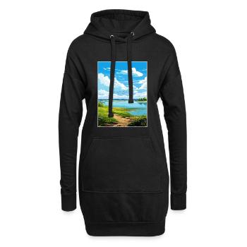 Strangford Lough Aonb Reiseposter Souvenir WPA - Hoodie-Kleid - Schwarz - Vorne