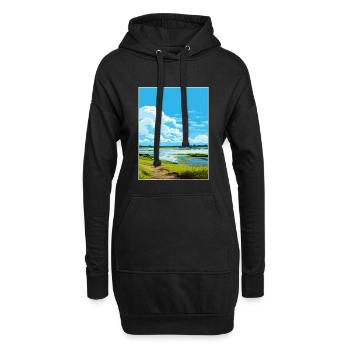 Strangford Lough Aonb Reiseposter Souvenir WPA - Hoodie-Kleid - Schwarz - Vorne