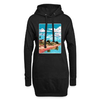 Rawson Argentinien Reiseposter Souvenir Farbe WPA - Hoodie-Kleid - Schwarz - Vorne