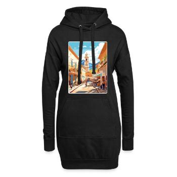 Salta Argentinien Reise Poster Souvenir Farbe WPA - Hoodie-Kleid - Schwarz - Vorne