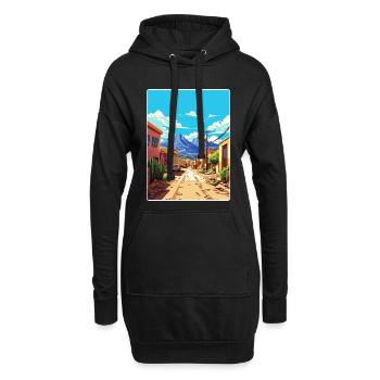 Salta Argentinien Reise Poster Souvenir Farbe WPA - Hoodie-Kleid - Schwarz - Vorne