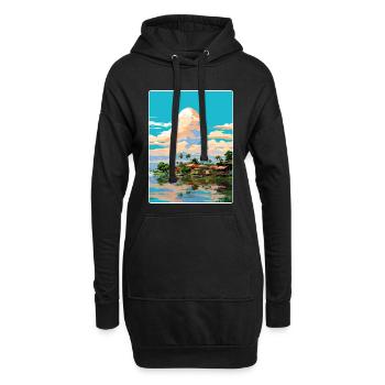 Manaus Brasilien Reise Poster Souvenir Malerei WPA - Hoodie-Kleid - Schwarz - Vorne