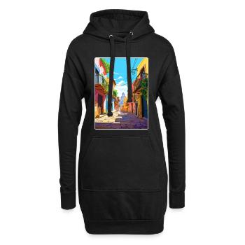 Tequila Mexiko Reise Poster Souvenir Malerei WPA - Hoodie-Kleid - Schwarz - Vorne