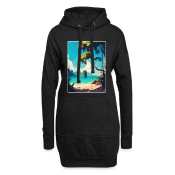 Phuket Thailand Thailand Reise Poster Souvenir WPA - Hoodie-Kleid - Schwarz - Vorne
