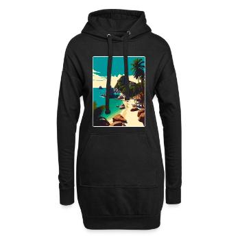 Ko Tao Thailand Thai Reise Poster Souvenir WPA - Hoodie-Kleid - Schwarz - Vorne