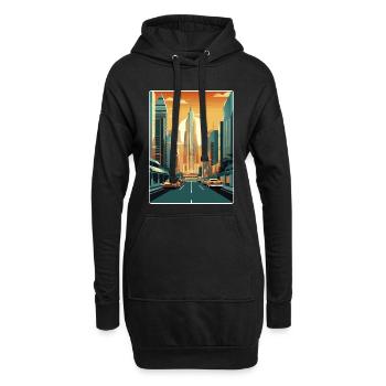 Bangkok Thailand Thai Reise Poster Souvenir WPA - Hoodie-Kleid - Schwarz - Vorne