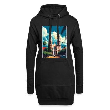 Ho Chi Minh Vietnam Vintage Reise Poster Souvenir - Hoodie-Kleid - Schwarz - Vorne