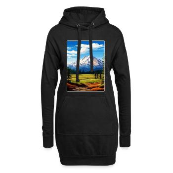 Lassen Volcanic Nationalpark Kalifornien Reisen - Hoodie-Kleid - Schwarz - Vorne