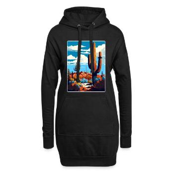 Saguaro Nationalpark Arizona Reiseposter WPA - Hoodie-Kleid - Schwarz - Vorne
