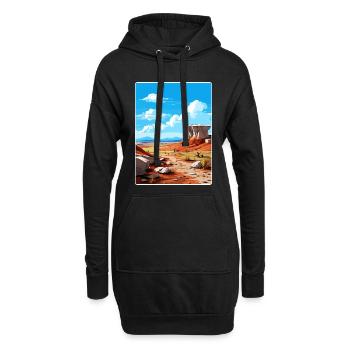 Petrified Forest Nationalpark Arizona Travel Card - Hoodie-Kleid - Schwarz - Vorne