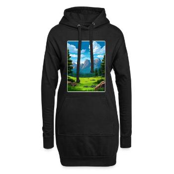Rocky Mountain Nationalpark Colorado Travel Card - Hoodie-Kleid - Schwarz - Vorne