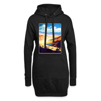 Death Valley Nationalpark Kalifornien Travel Card - Hoodie-Kleid - Schwarz - Vorne