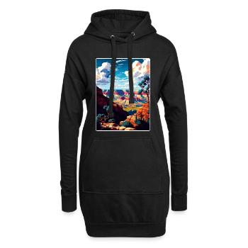 Grand Canyon Nationalpark Arizona Reiseposter - Hoodie-Kleid - Schwarz - Vorne
