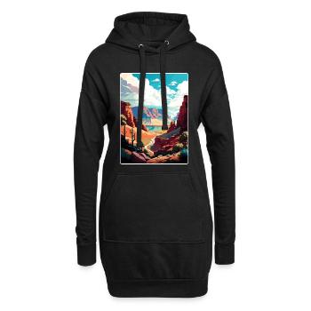 Grand Canyon Nationalpark Arizona Reiseposter - Hoodie-Kleid - Schwarz - Vorne
