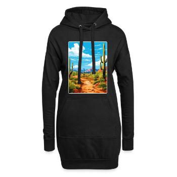 Saguaro Nationalpark Arizona Reiseposter WPA - Hoodie-Kleid - Schwarz - Vorne