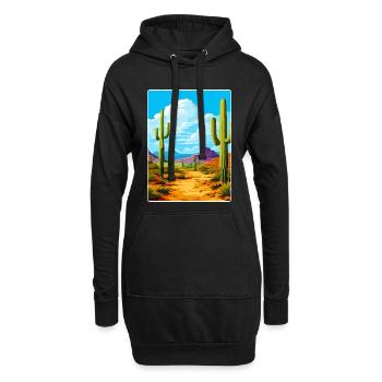 Saguaro Nationalpark Arizona Reiseposter WPA - Hoodie-Kleid - Schwarz - Vorne