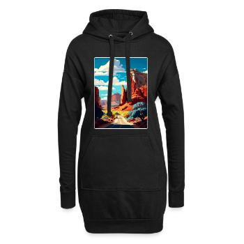 Capitol Reef Nationalpark Reiseposter Souvenir - Hoodie-Kleid - Schwarz - Vorne
