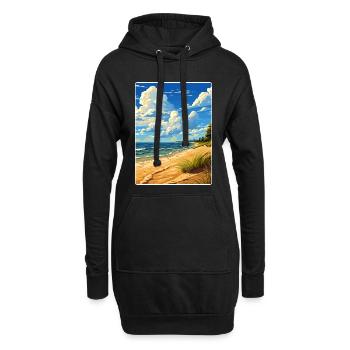 Indiana Dunes Nationalpark Reiseplakat Souvenir - Hoodie-Kleid - Schwarz - Vorne