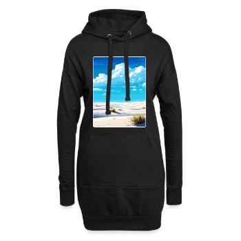 White Sands Nationalpark Reiseplakat Souvenir - Hoodie-Kleid - Schwarz - Vorne