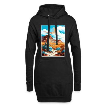 Big Bend Nationalpark Reiseposter Souvenir WPA - Hoodie-Kleid - Schwarz - Vorne
