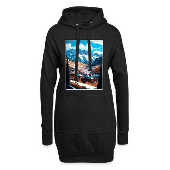 Telluride Ski Colorado Reise Poster Souvenir WPA - Hoodie-Kleid - Schwarz - Vorne