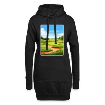 Voyage sur le parcours de golf du Southern Hills Country Club WPA - Sweat-shirt à capuche long Femme - noir - Devant