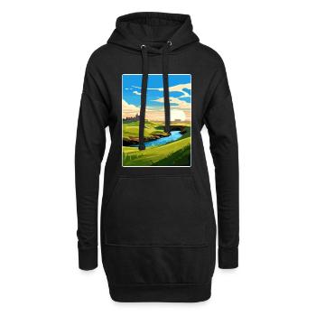 St Andrews Golf Course Schottland Andrew Travel Card - Hoodie-Kleid - Schwarz - Vorne