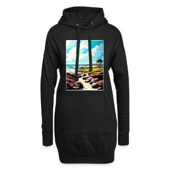 Die Link At Spanish Bay Golf Travel Posterkarte - Hoodie-Kleid - Schwarz - Vorne