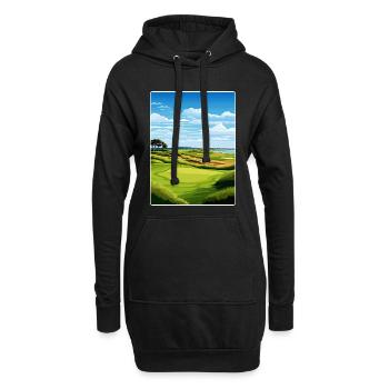 Bandon Dunes Golf Resort Reiseposter Souvenir - Hoodie-Kleid - Schwarz - Vorne