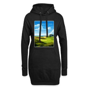 Bandon Dunes Golf Resort Reiseposter Souvenir - Hoodie-Kleid - Schwarz - Vorne